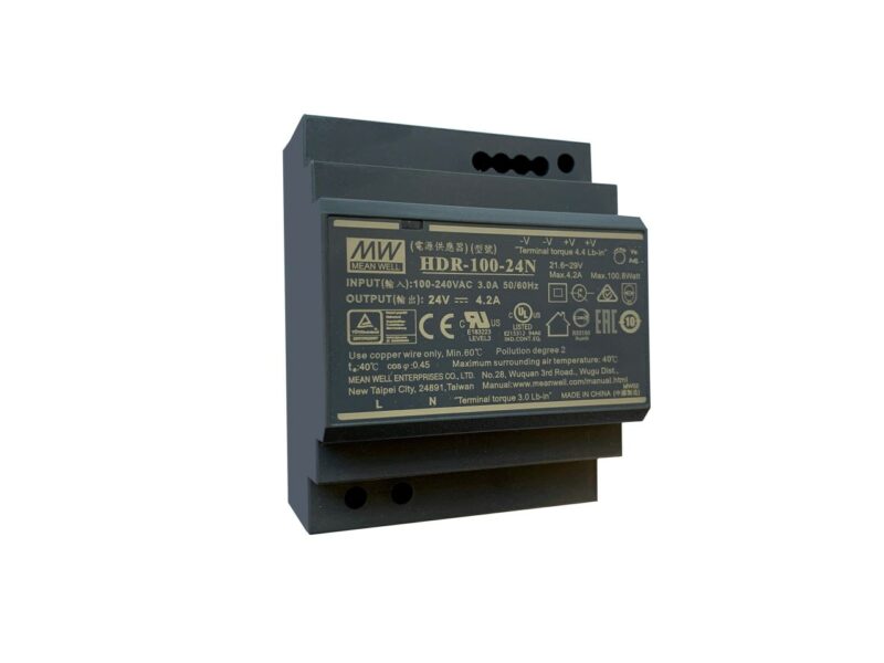 Power supply 24V with 100W for DIN Rail