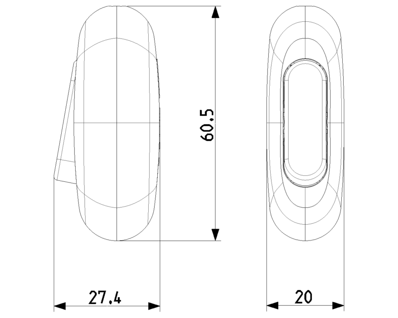 1P 2[16]A line-end 1-way switch black - Image 2