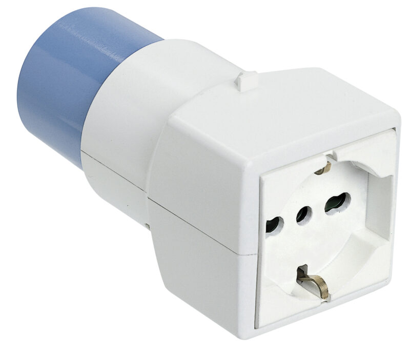 EN60309 adaptor +universal outlet