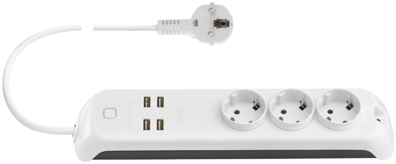 Multi-outlet16A 3DE+4USB+swit.+Wi-Fi+S31