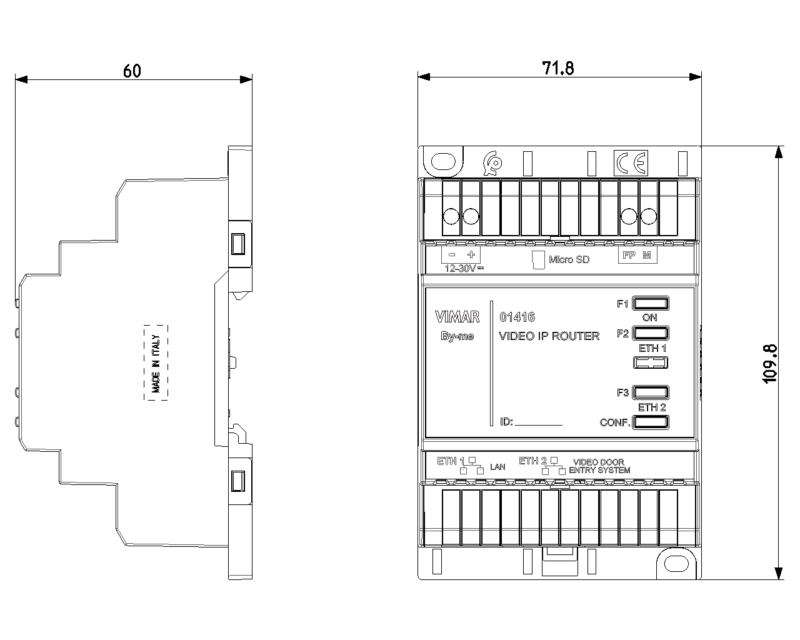 IP video entry system router - Image 2