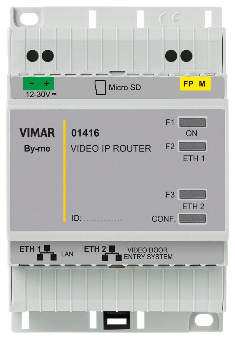 IP video entry system router