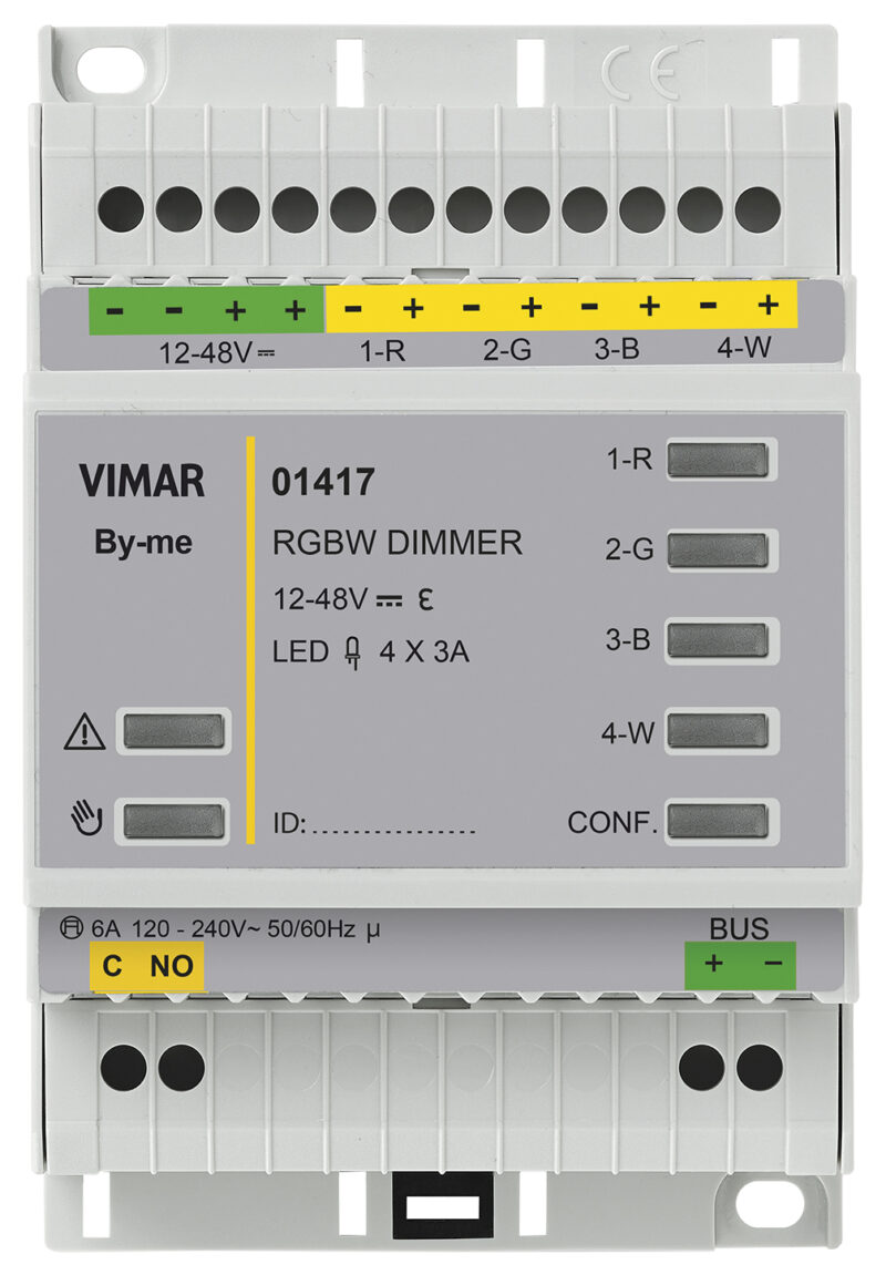 Home autom. actuator+RGBW 4OUT dimmer