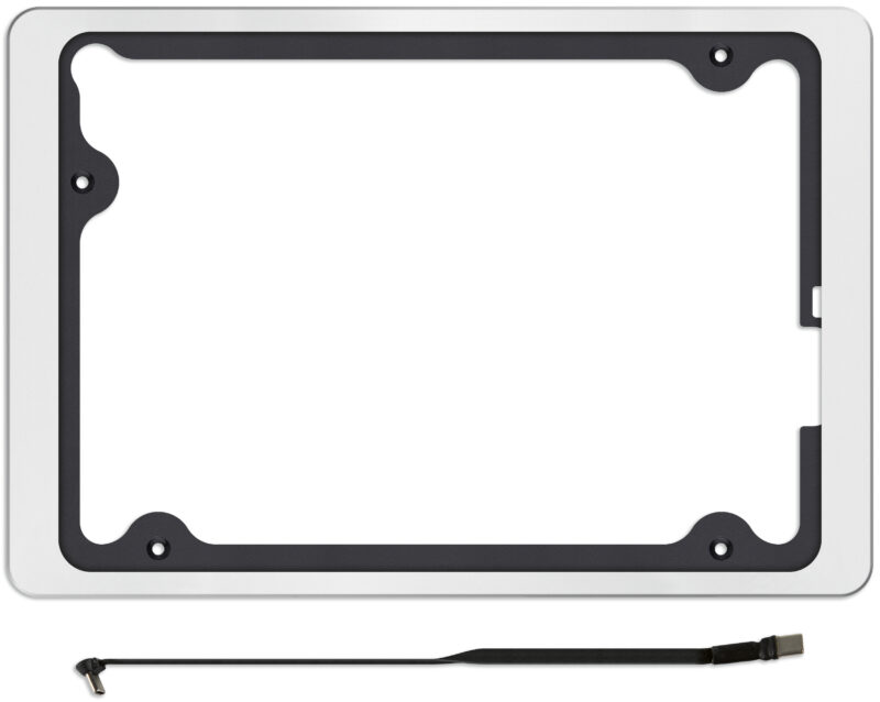 Stand for iPad 10.9 - 11 ̋ white Stand for iPad devices 10.9-11 inches, consisting of aesthetic frame with wall bracket with dowels, supplied with USB Type-C cable, supplied without power adapter, white