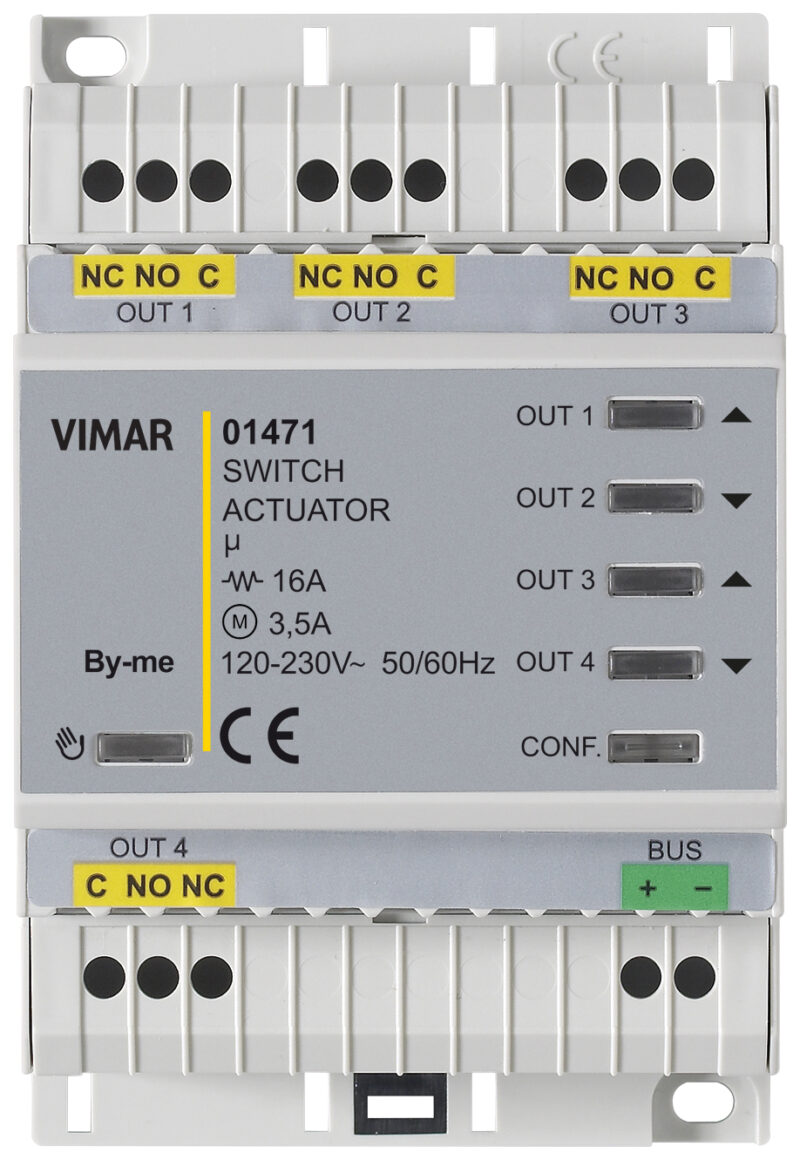 Multifunct.autom.actuator 4OUT relay