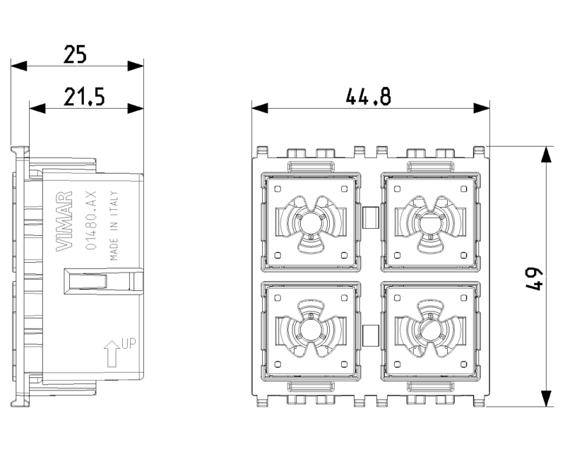 4-button home autom.control Flat 2M - Image 2