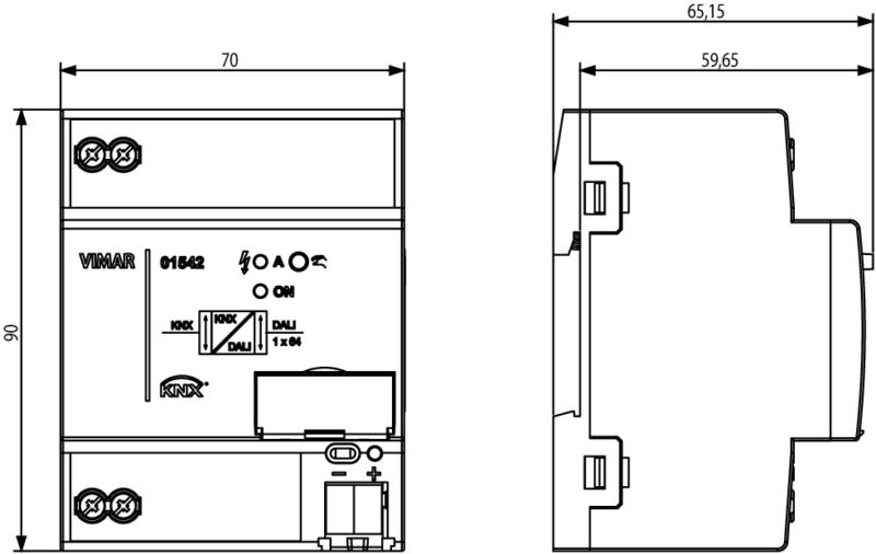 KNX 1-channel DALI gateway - Image 2