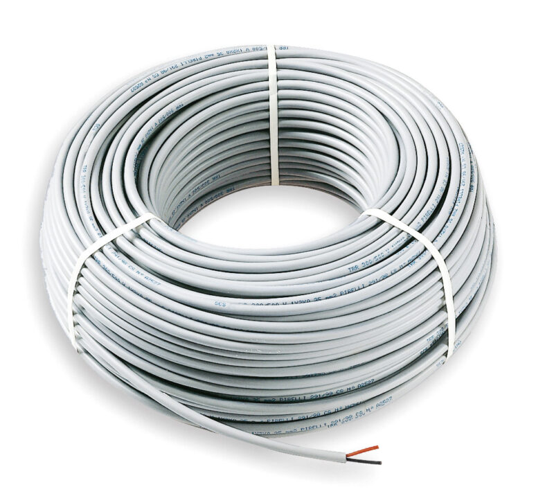 By-me cable 2x0,5 LSZH Eca 100m white