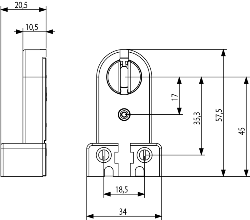 Screwtype lamphld - G13 fluorescent lamp - Image 2