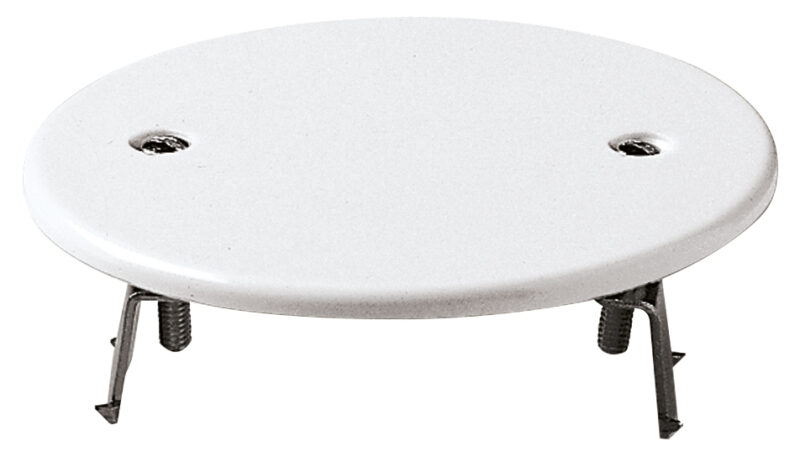 Round cover ø76mm +claws white