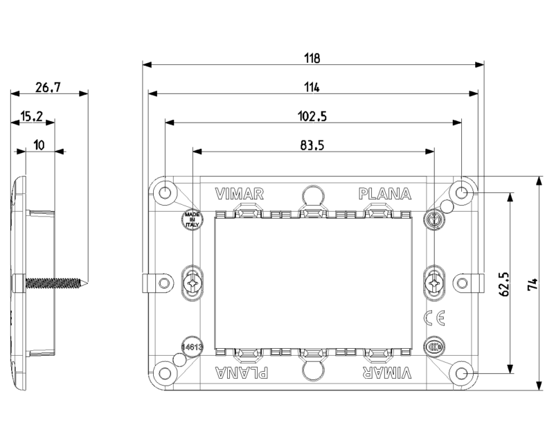 Frame 3M +screws - Image 2