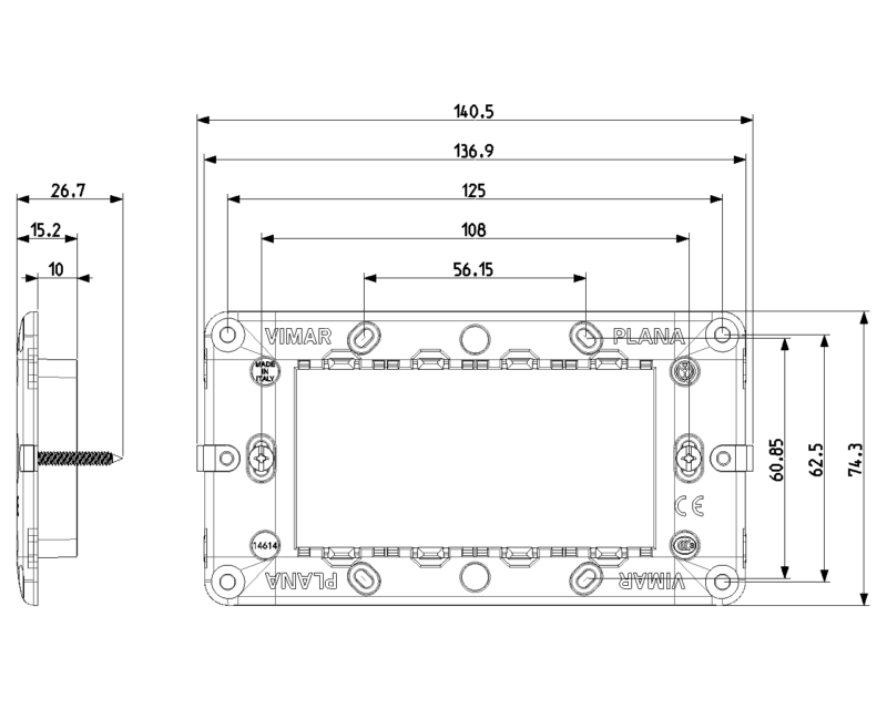 Frame 4M +screws - Image 2