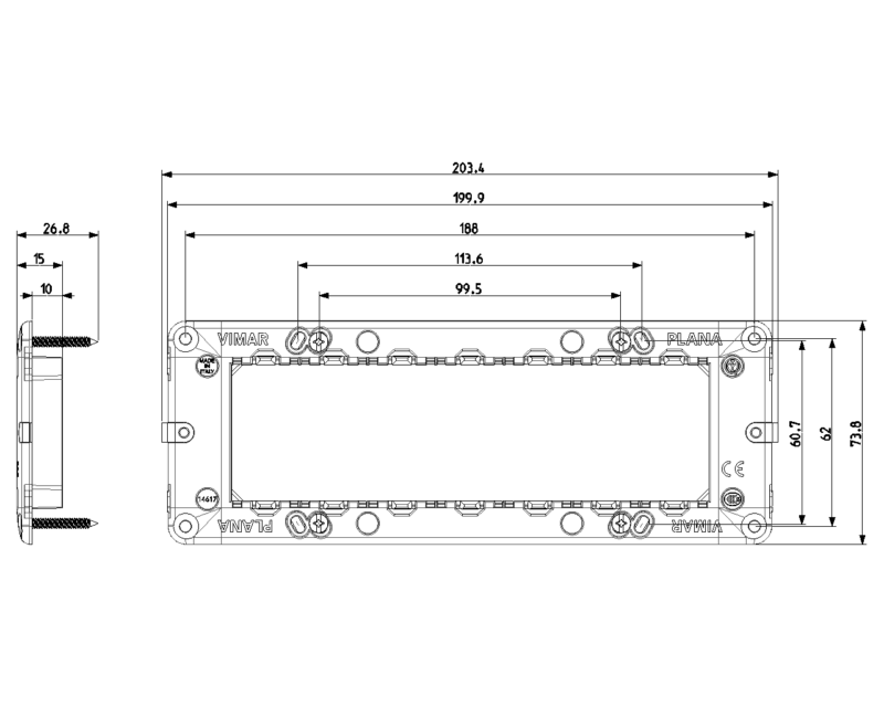 Frame 7M +screws - Image 2