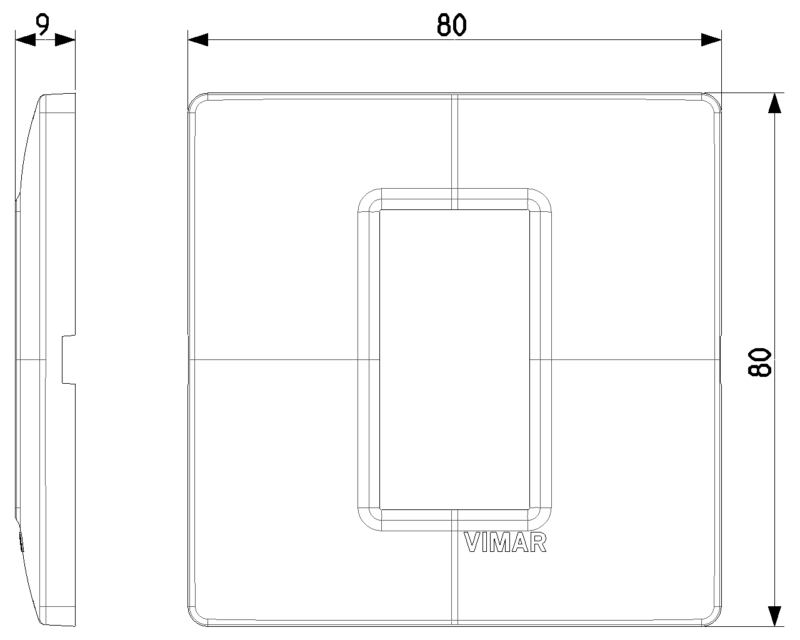 Plate 1M techn. white - Image 2