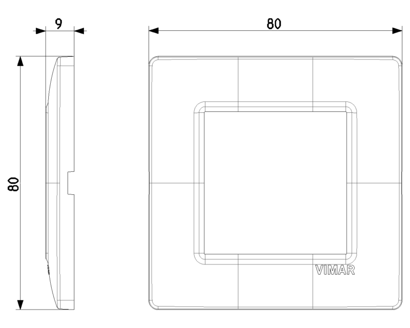 Plate 2M techn. white - Image 2