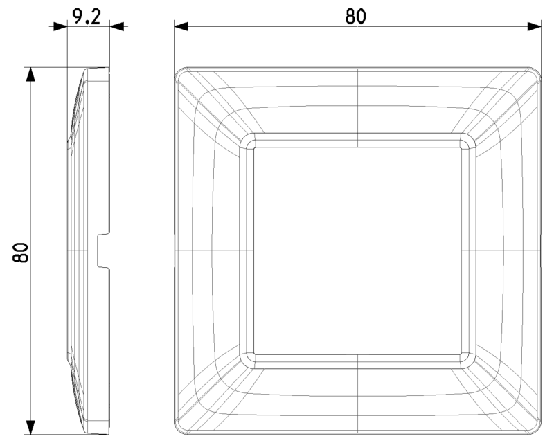 Plate 2M metal metallized silver - Image 2