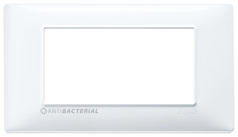 Plate 4M antibacterial white