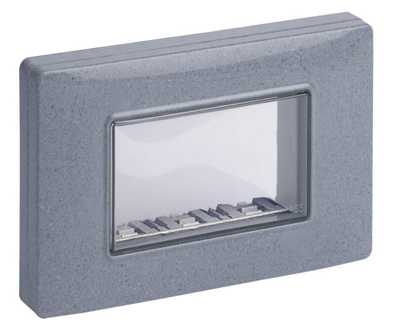 IP55 cover 3M +screws granite grey