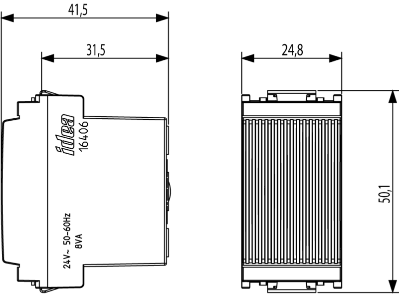 24V 50-60HZ buzzer grey - Image 2