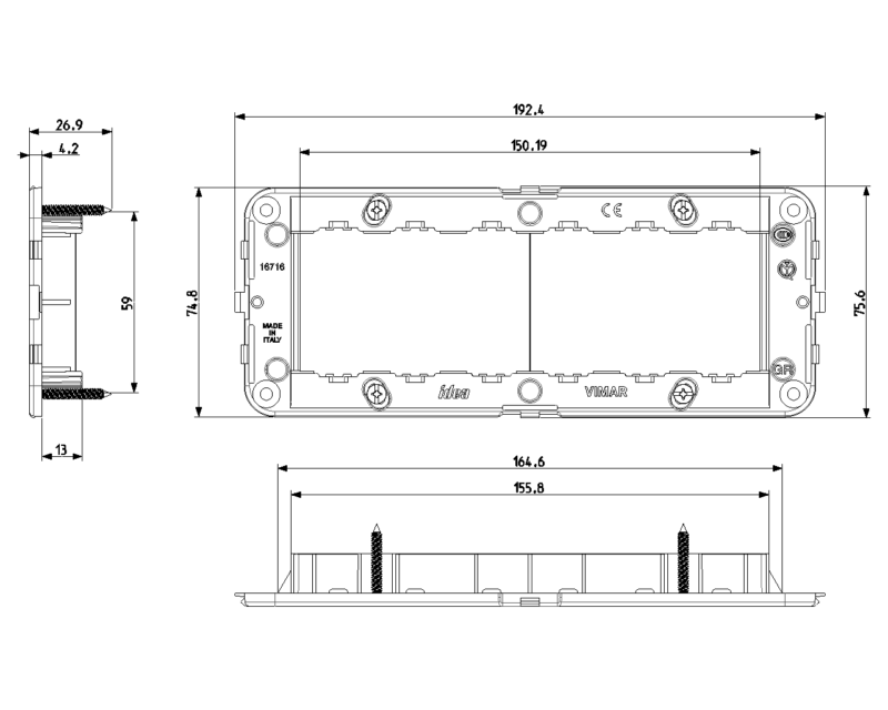 Frame 6M +screws - Image 2