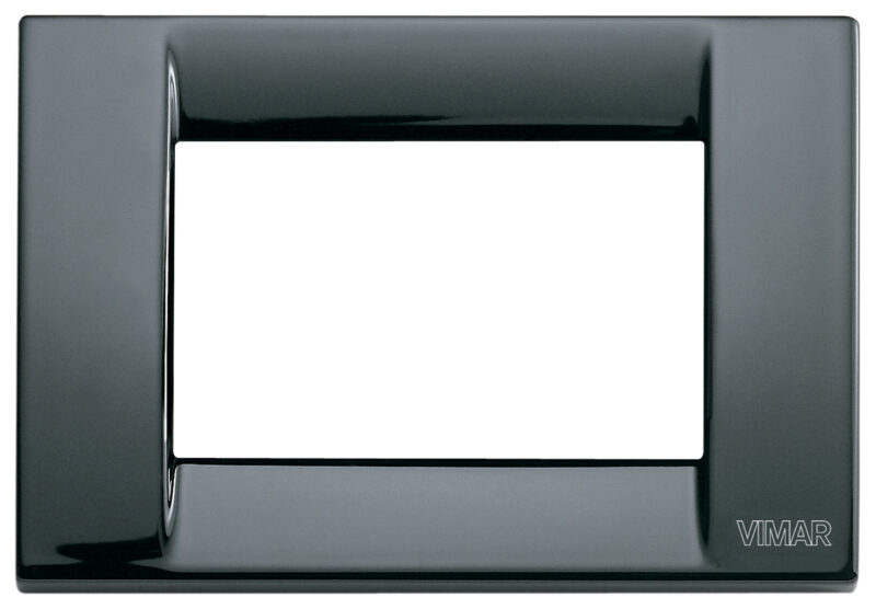 Classica plate 3M metal black