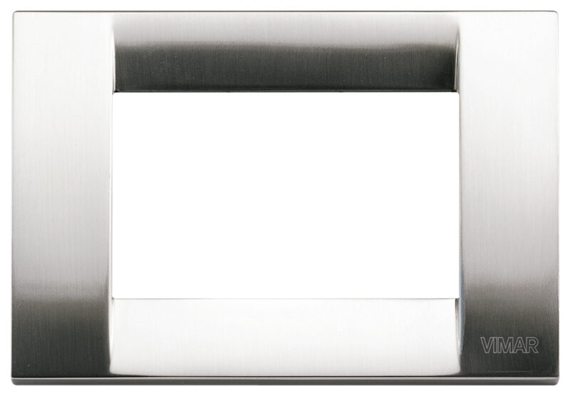 Classica plate 3M metal brushed nickel