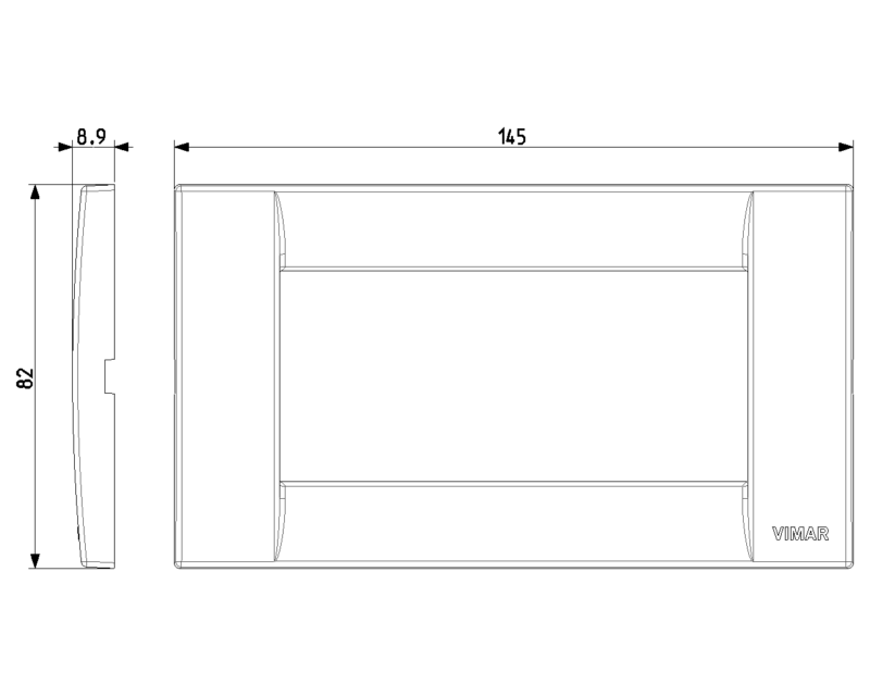 Classica plate 4M techn. bright white - Image 2