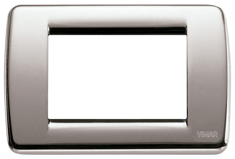 Rondò plate 3M metal brushed nickel