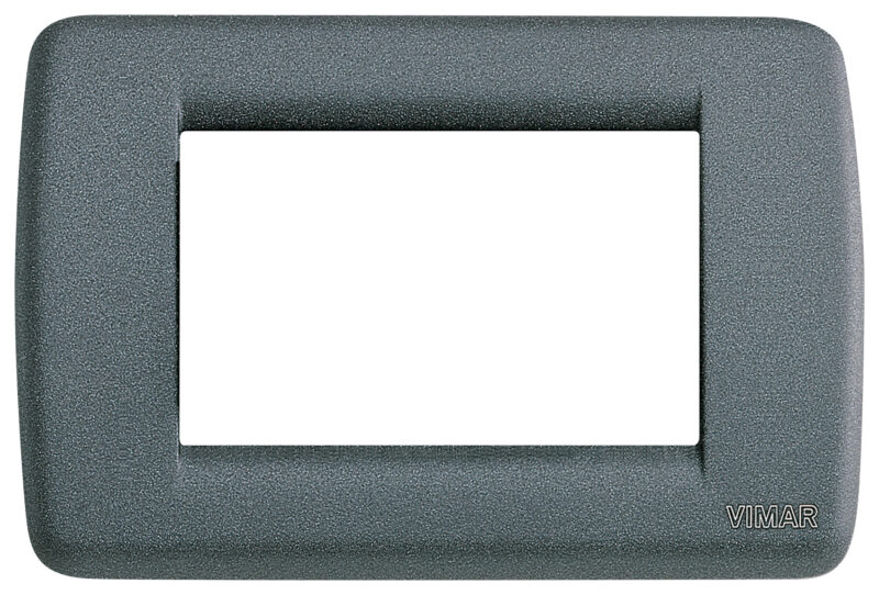 Rondò plate 3M metal slate grey