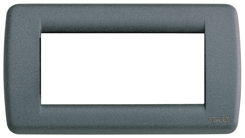 Rondò plate 4M metal slate grey