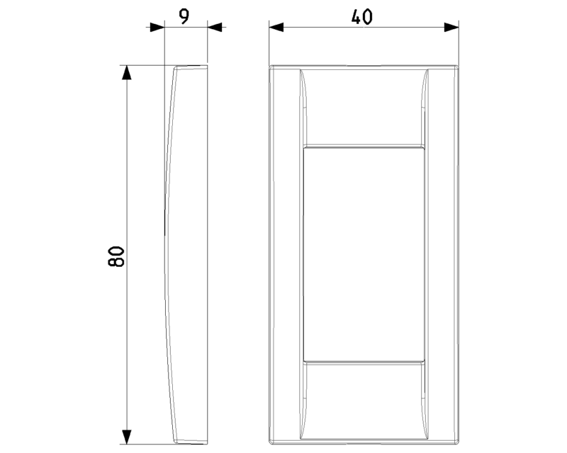 Classica plate 1Mpan metal white - Image 2