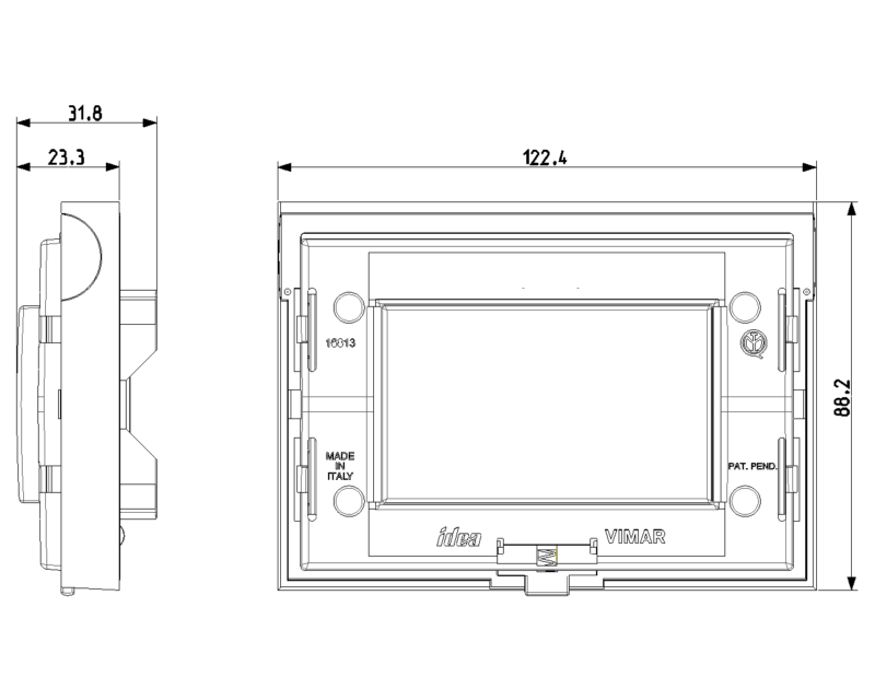 IP55 frame 3M grey - Image 2