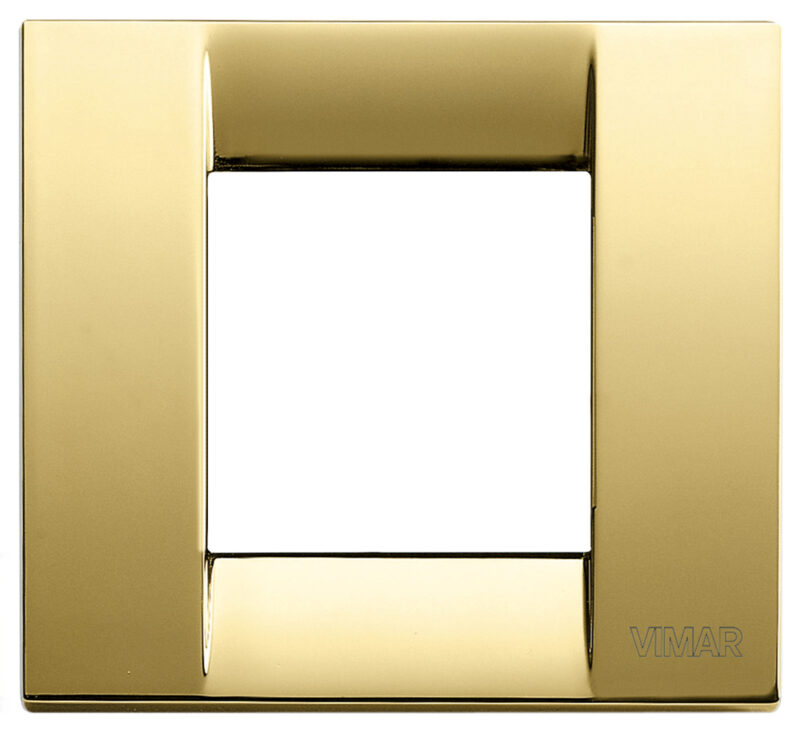 Classica plate 1-2M metal polished gold