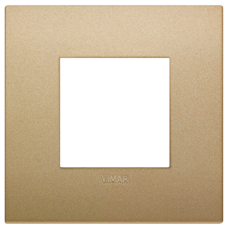 Classic plate 2M technopolymer matt gold