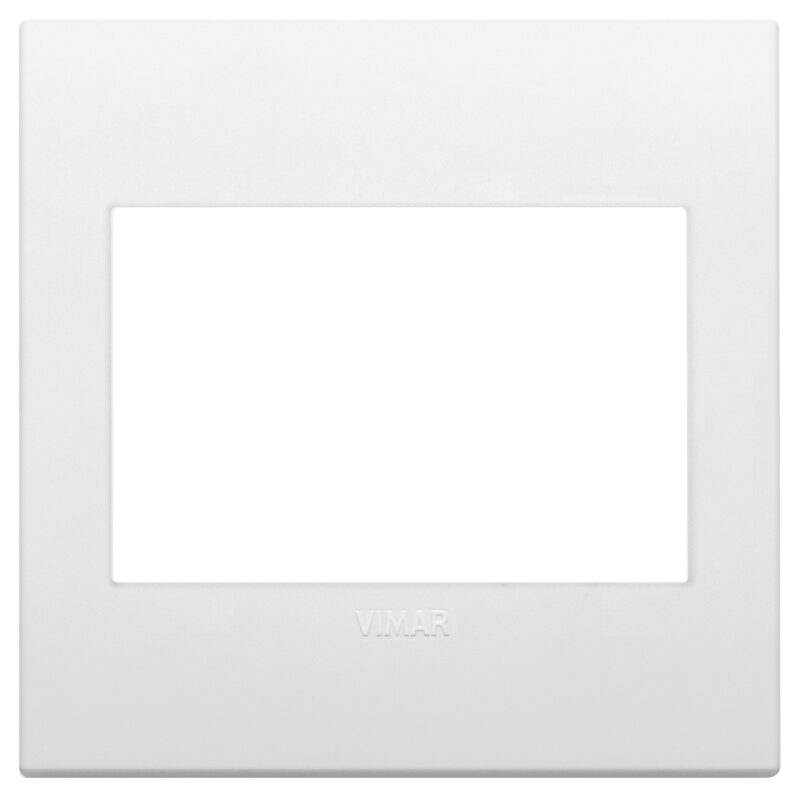 Classic plate 3MBS technopolymer white