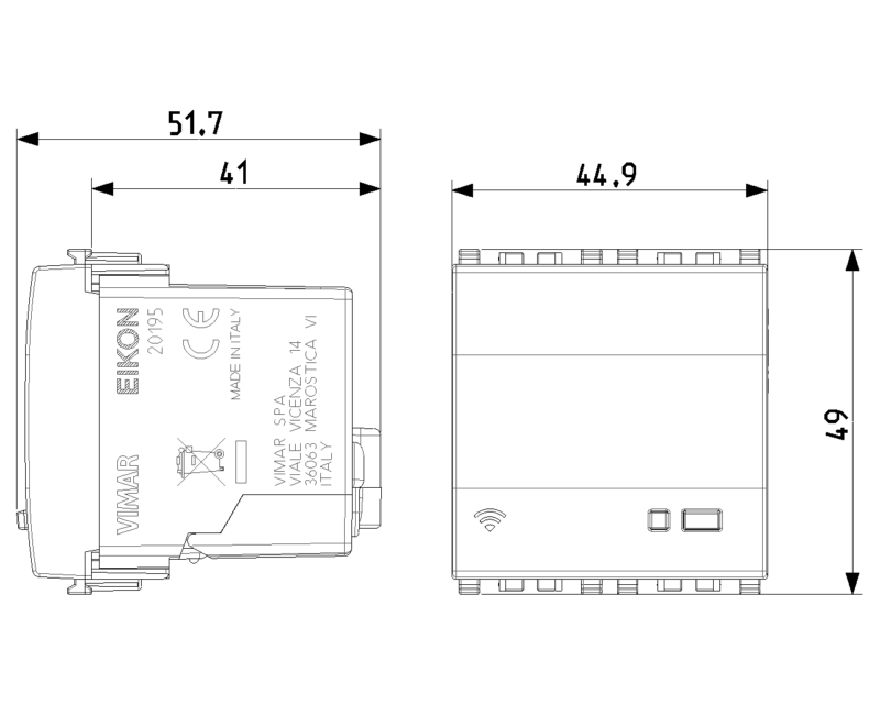 Wi-Fi access point 230V 2M grey - Image 2