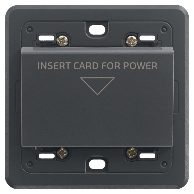 Badge switch 230V grey