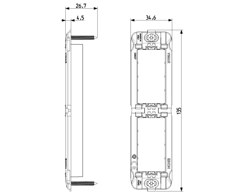 Frame 2M for panel mounting - Image 2