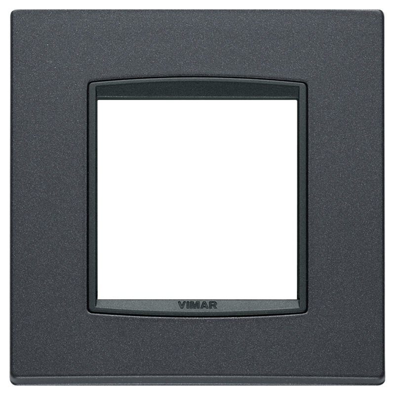 Classic plate 2M Bright matt anthracite