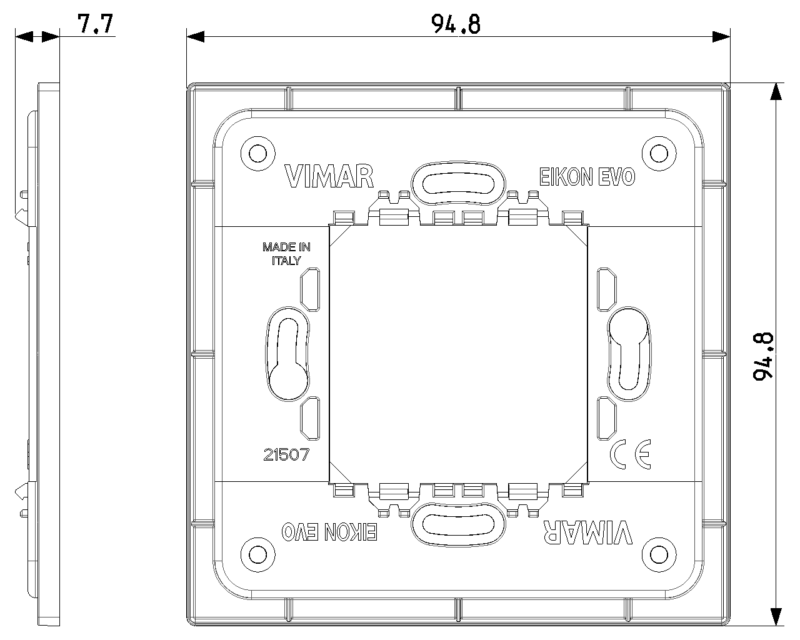 Frame for RF device grey - Image 2