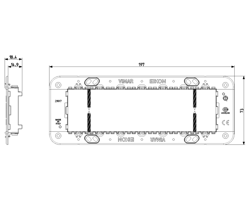 Frame 7M +screws - Image 2