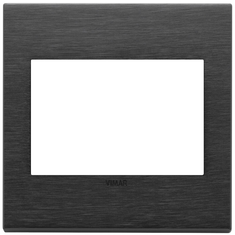 Plate 3M BS metal brushed black