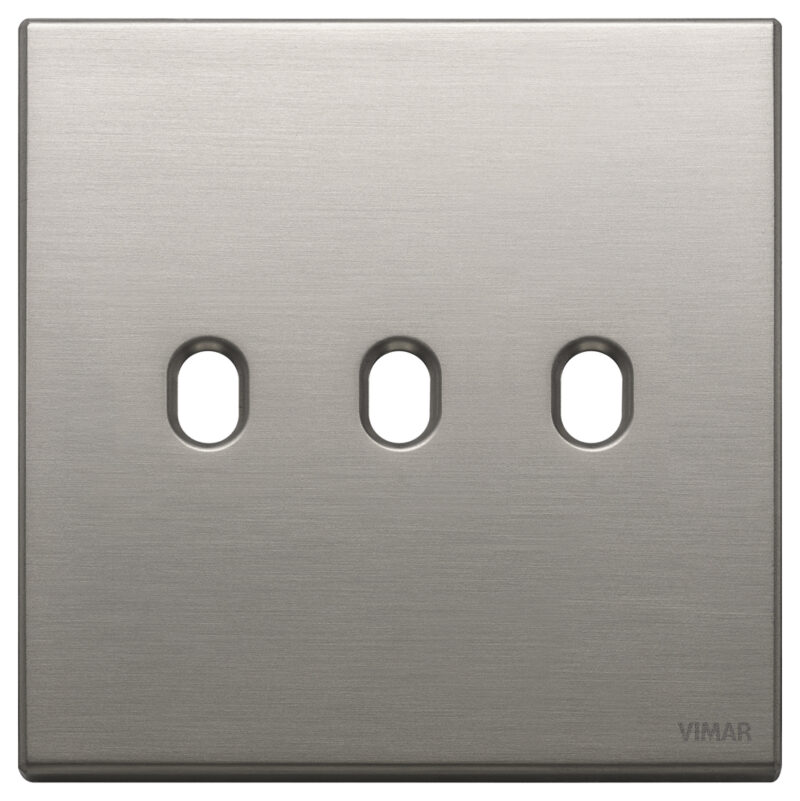 Plate 3Mx3 BS Vintage brushed nickel