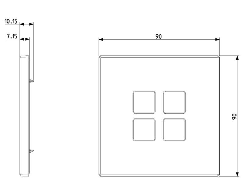 Plate 2Mx4 Flat matt white - Image 2