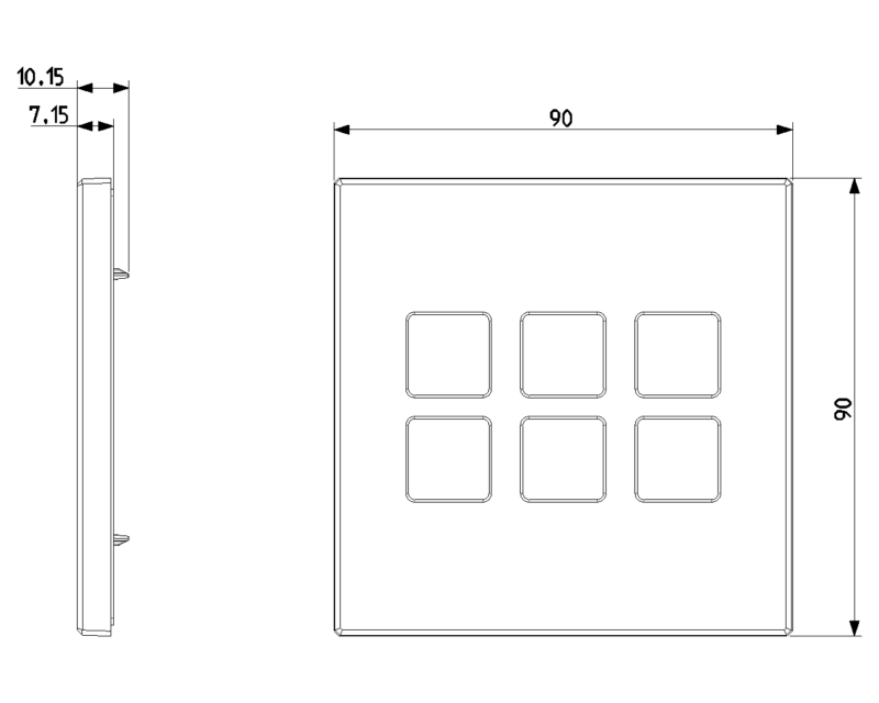 Plate 3Mx6 BS Flat matt white - Image 2