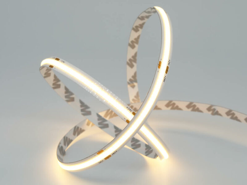 LED COB Strip 320 LED/M, 24VDC, 8W, 3000K, IP20 Non-waterproof