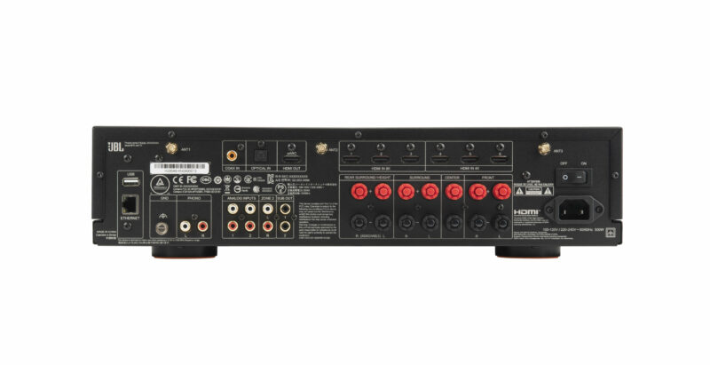 JBL MA 710 AV Receiver, 8K, eARC, 7.2 Channels, Black - Image 2