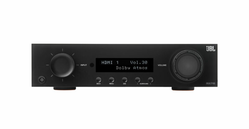 JBL MA 710 AV Receiver, 8K, eARC, 7.2 Channels, Black