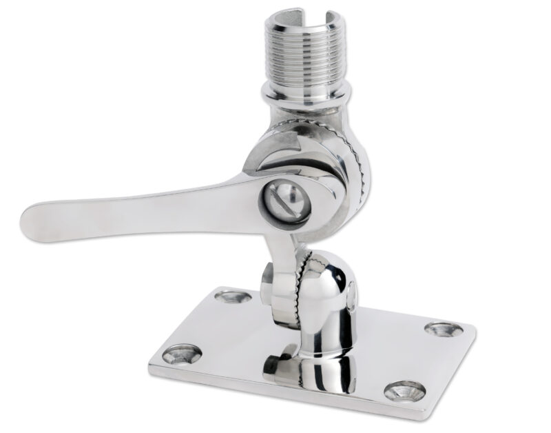 Four way stainless steel ratchet mount