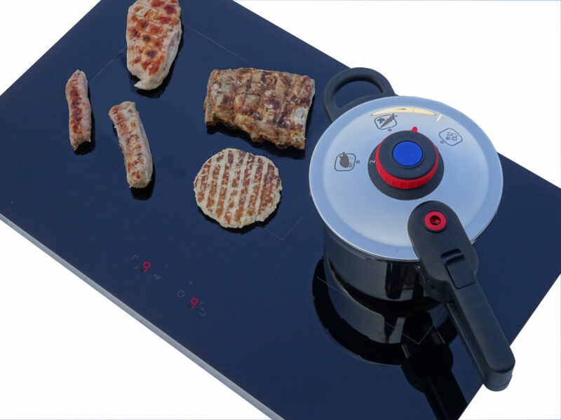 Glass Ceramic Grill, Double Element + Single Element, Touch control, 720x400mm - Image 2